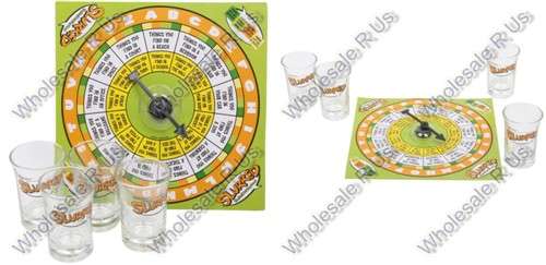 Slurred A to Z Drinking Board Game