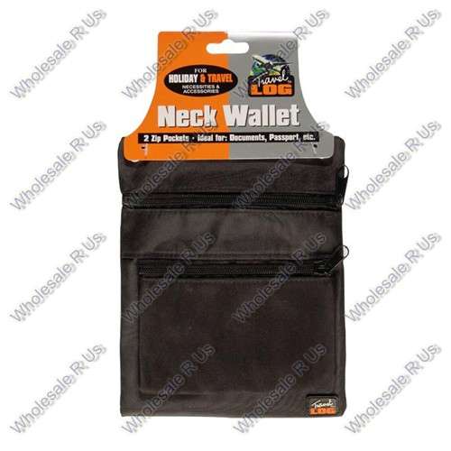 Travel Log Neck Wallet