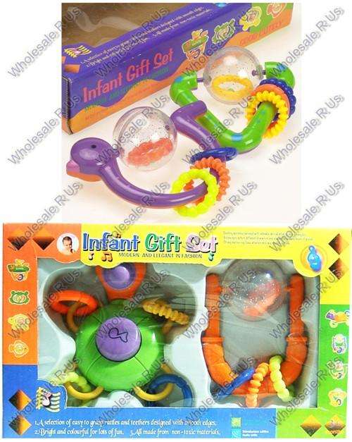 Infant 2 x Rattle Gift Set