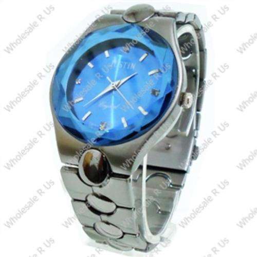 Gents Link Bracelet Watch - Silver