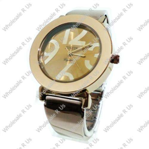 Ladies Bracelet Dress Watch - Bronze