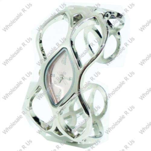 Ladies Bangle Dress Watch Silver