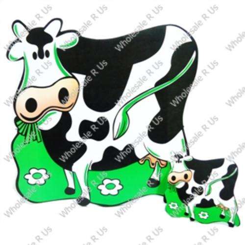 Table Mates - Kids Placemats and Matching Coasters Set of 4 Dairy Cow