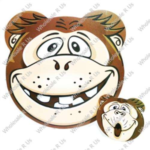 Table Mates - Kids Placemats and Matching Coasters Set of 4 Monkey