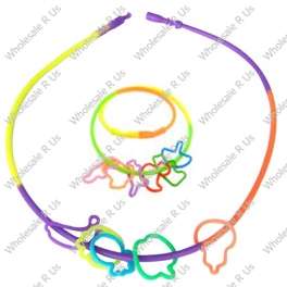 Wacky Bands Necklace 100% Silicone Necklace With Pendant Silicone Shapes