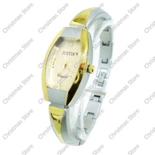 Ladies Two-Tone Bracelet Watch Gold Silver