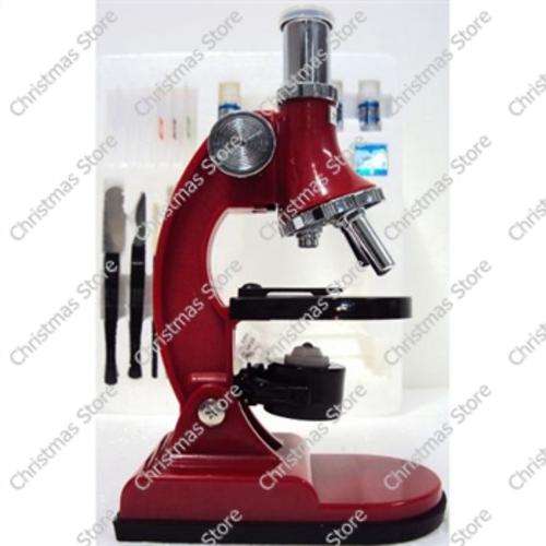 Microscope Set with Light 75x 300x 750x