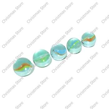Cats Eye Player Marbles D Mixed  Glass Spherical Playing Marbles 100&#39;s