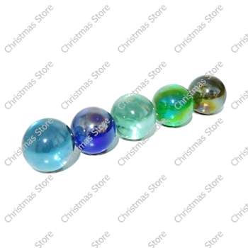 Meteor Mega Shooter Marbles Mixed  Glass Spherical Playing Shooter Marbles 25&#39;s