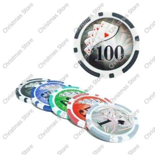 Poker Chips Royal Flush Series Denomination 100