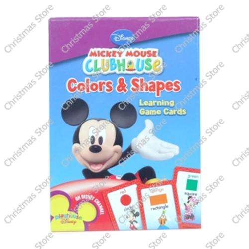 Mickey Mouse Clubhouse Colors & Shapes Learning Game Cards