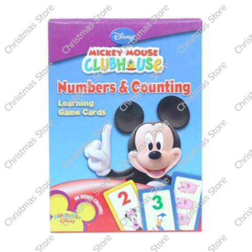Mickey Mouse Clubhouse Numbers & Counting Learning Game Cards