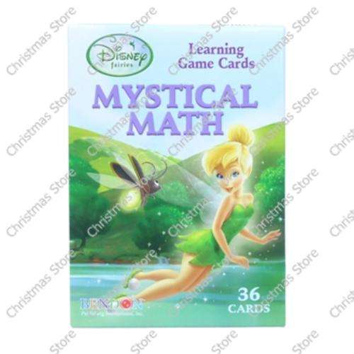 Disney Fairies Tinkerbell Mystical Math Learning Game Cards
