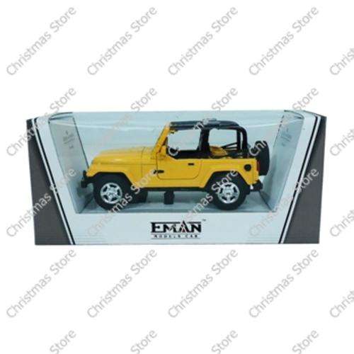 Die-cast Model Car Jeep Yellow