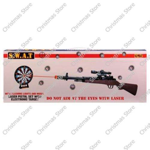 Gun Rifle Set with Electronic Target