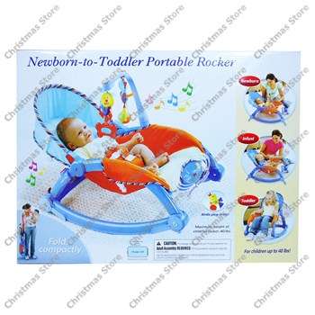 Newborn to Toddler Portable Rocker Soother Bouncer