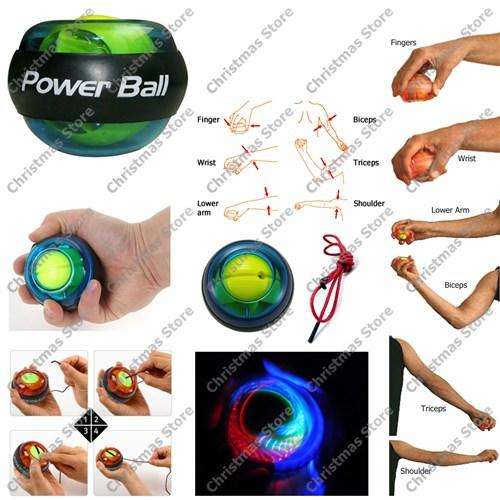 PowerBall Gyroscope Exerciser LED Wrist Strengthener Power Ball Arm Training bobshop .za