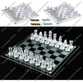 Crystal Glass Chess and Checkers Set