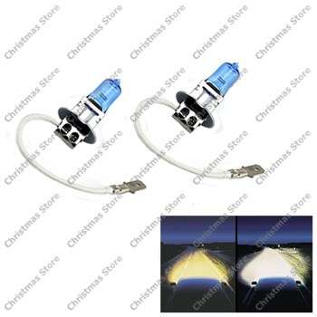 H3 Auto Head Lamp Xenon Halogen Bulb 2 Pack Globes (H3)
