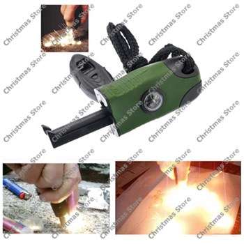 Fire Striker with Compass and Whistle