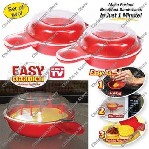 Easy Eggwich Microwave Egg Cooker Set