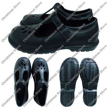 Girls Flexible Cushioned School Shoes Croc Type Comfort Replace Uncomfortable Leather Small Size 2