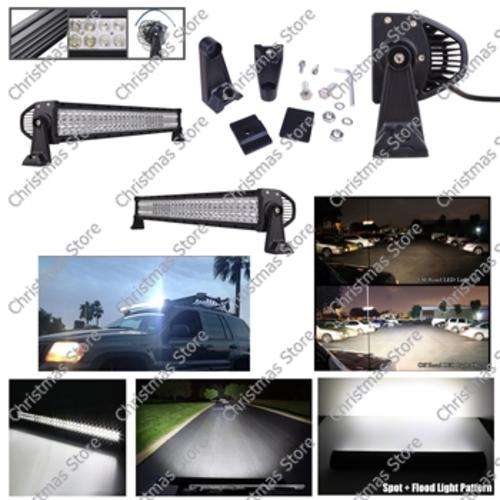 31.5 Inch 180W LED Light Bar Flood and Spot Combo Work Light Offroad Lamp