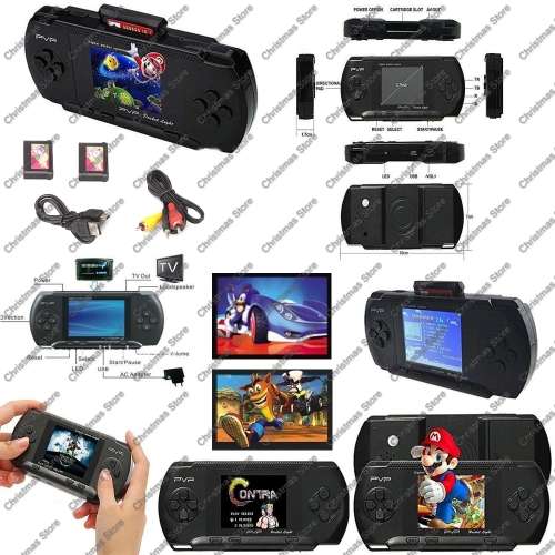 Hand Held PVP Pocket Game Console with  Gaming Cartridges