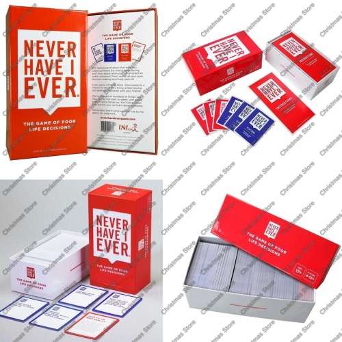 Never Have I Ever Party Card Game