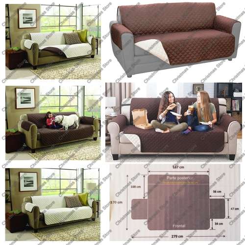 Reversible Couch Cover Sofa Coat Protective Cover (170cm x 280cm)