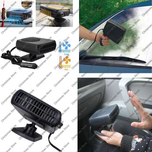 Portable 12V Car Heater and Fan Window Defroster Demister