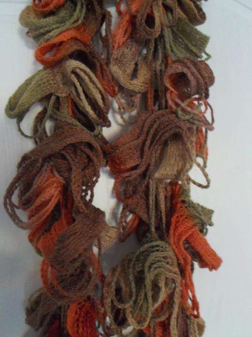 Scarf - Orange Brown. 1.2m