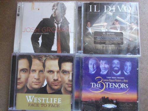 4 CD's Josh Groban, Il Divo, Westlife, The 3 Tenors