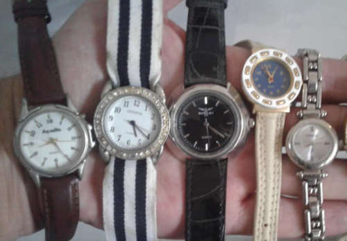 Collection of 5 Ladies Watches - working (See description)