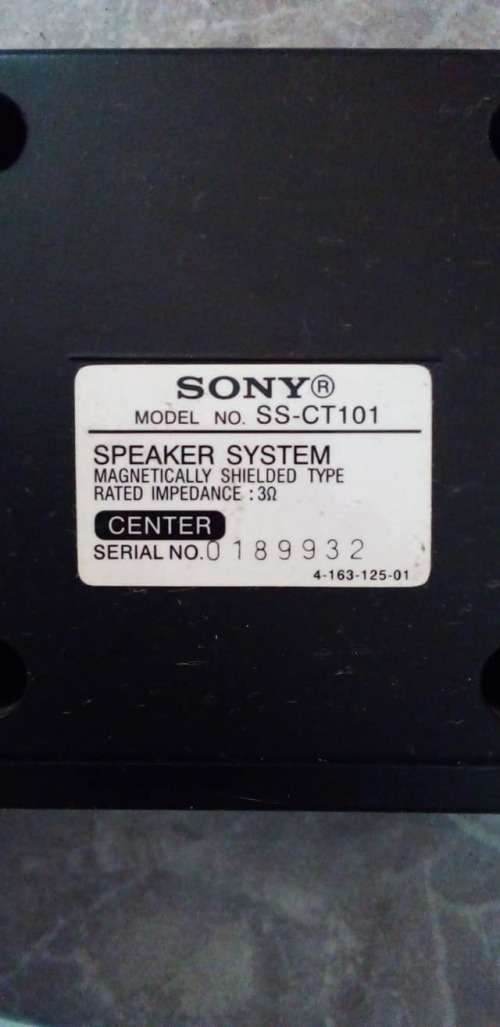 5 x Sony Speakers  and Sub-Woofer