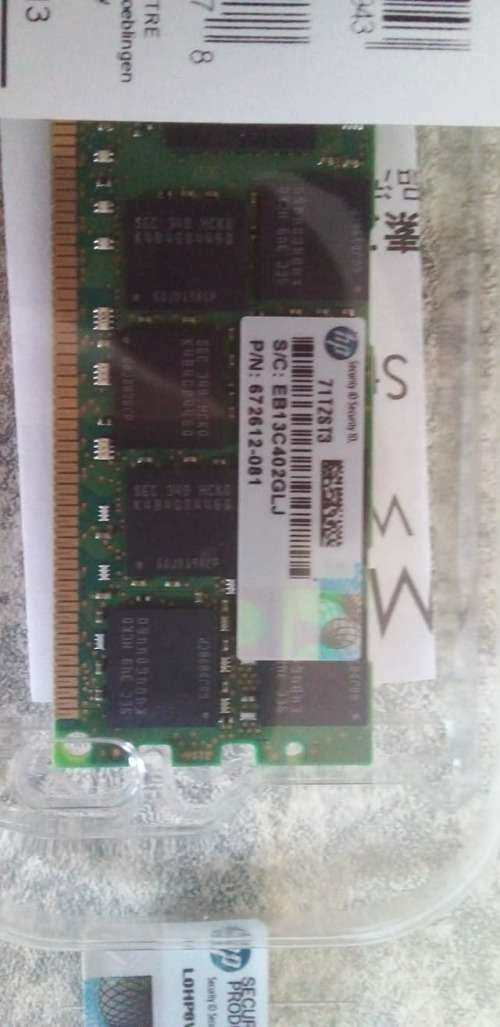 RAM HP 16GB 2Rx4 PC-3 128700R-11 Kit