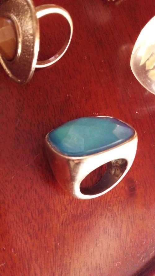 Job Lot of 7 Vintage COSTUME JEWELRY Rings