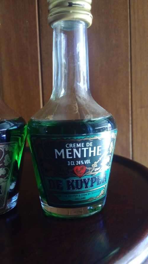 Set of 5 De Kuyper Mini Glass Liquers