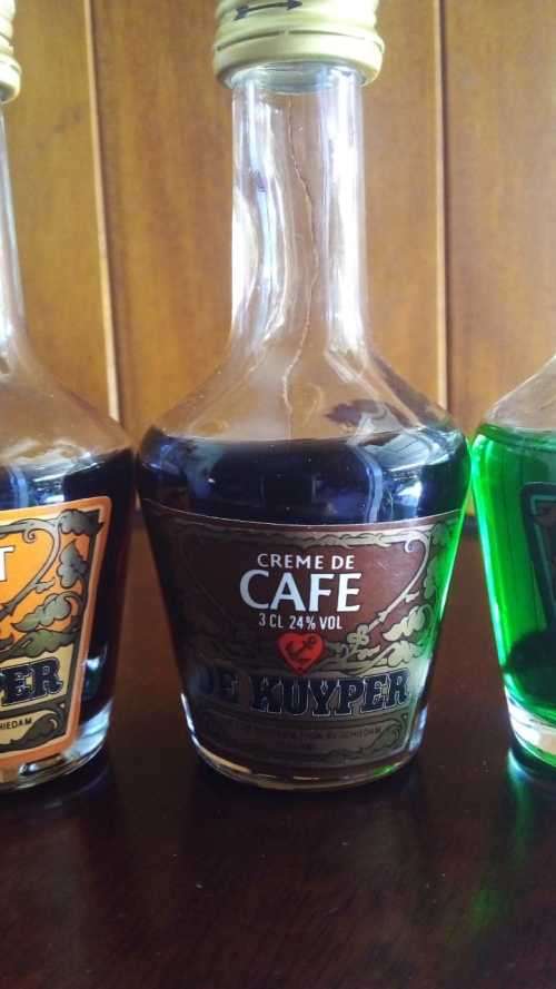 Set of 5 De Kuyper Mini Glass Liquers