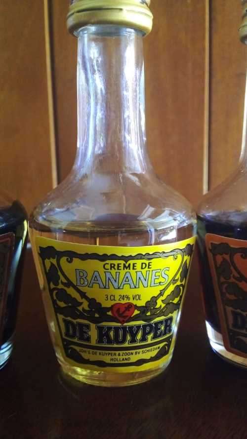 Set of 5 De Kuyper Mini Glass Liquers