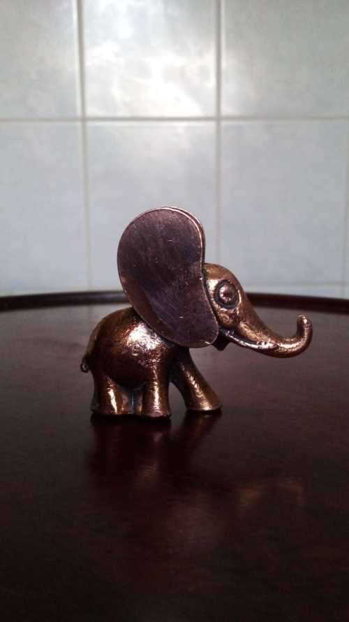 Beautiful Brass Elephant Figurine