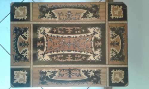 Inlay Table Music Jewelry Box