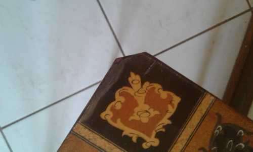 Inlay Table Music Jewelry Box