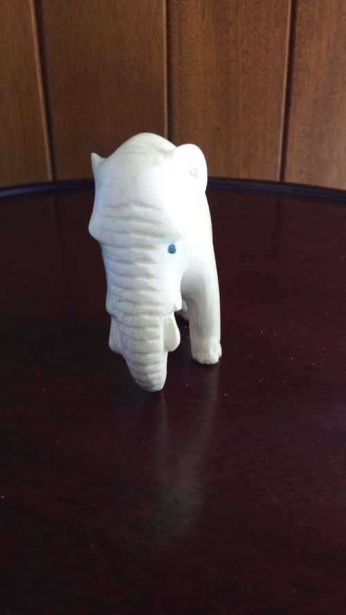 Vintage Ivory Carved Elephant