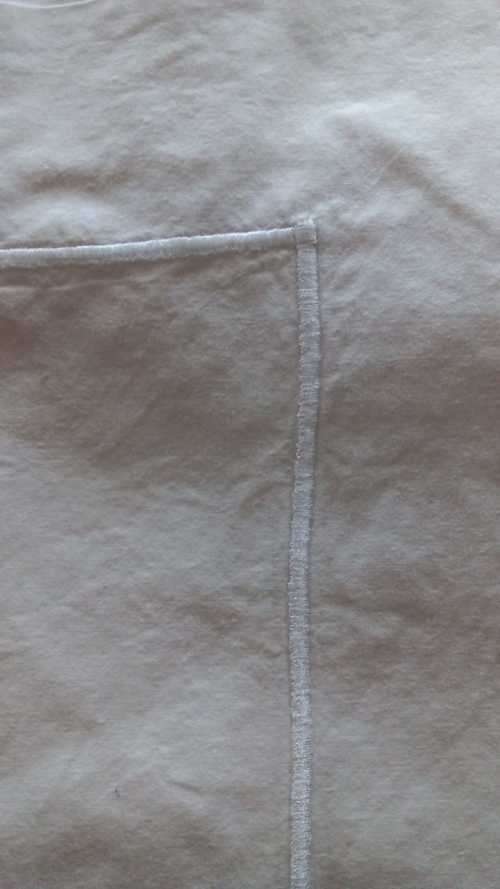 Oxford Satin Stitch 200 Thread Count 100% Cotton Pillow Cases - White/Off white READ DESCRIPTION