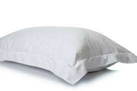 Oxford Satin Stitch 200 Thread Count 100% Cotton Pillow Cases - White/Off white READ DESCRIPTION