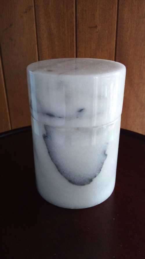 Marble Trinket Holder with Lid