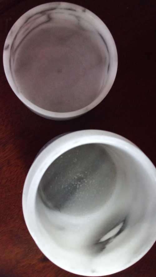 Marble Trinket Holder with Lid