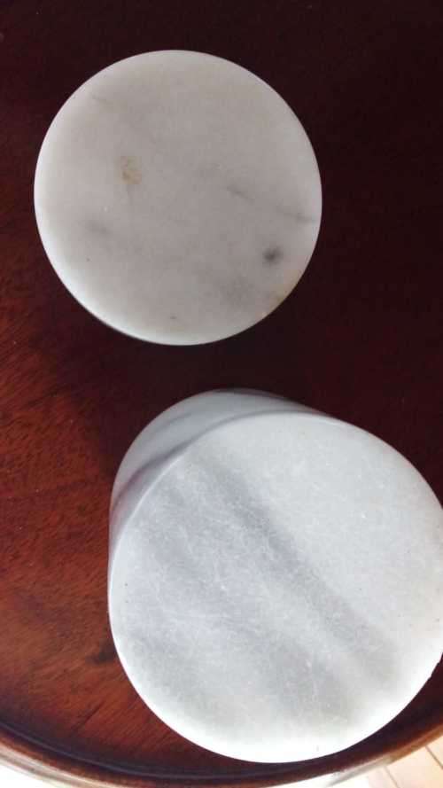 Marble Trinket Holder with Lid