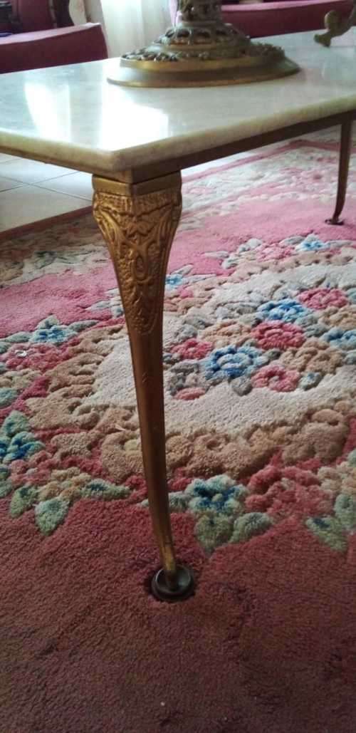 Collection of 6 Marble Top Side Tables (READ DESCRIPTION)